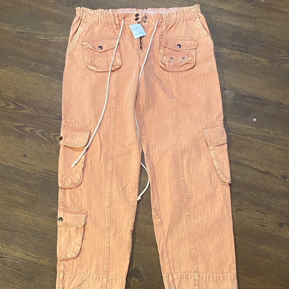 Oli & Hali Women’s Orange Cargo Pants